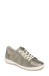 Josef Seibel Caren 01 Sneaker In Platin Metallic Leather