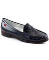 Marc Joseph New York Women's East Village Loafers Women's Shoes In Navy Patent