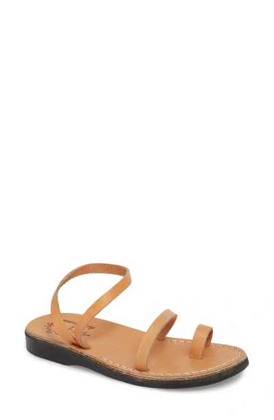 Jerusalem Sandals Ella Sandal In Tan Leather