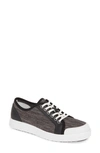 Traq By Alegria Sneaq Sneaker In Washed Black Leather