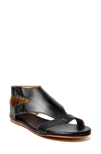 Bed Stu Soto Sandal In Black Rustic Leather