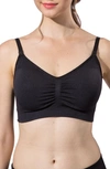 Modern Eternity Jade Seamless Nursing Bra In Black