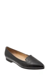 Trotters Harlowe Pointed Toe Loafer In Black