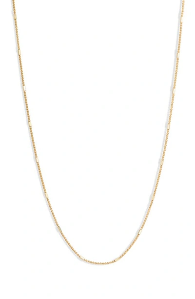 Bony Levy 14k Gold Bar Station Chain Necklace In Yellow Gold