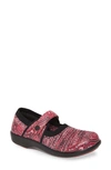 Traq By Alegria Alegria Qutie Mary Jane Flat In Outta Sight Pink