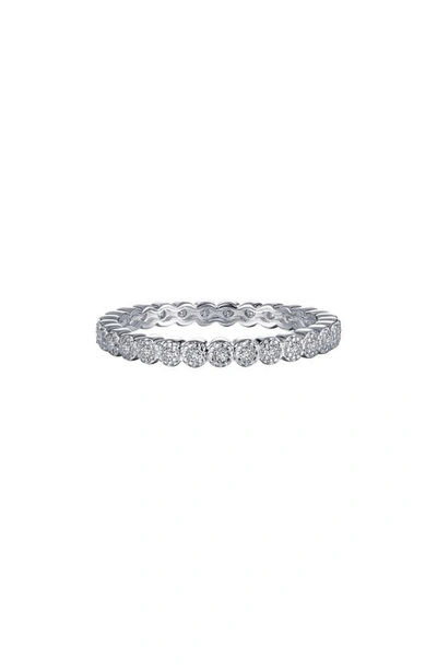 Lafonn Simulated Diamond Eternity Band In Silver/clear