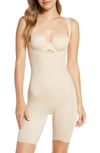 Tc Torsette Back Magic Thigh Slimmer Bodysuit Shaper In Nude