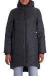 Modern Eternity 3-in-1 Maternity Puffer Jacket In Black