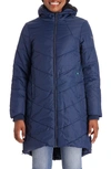 Modern Eternity 3-in-1 Maternity Puffer Jacket In Navy