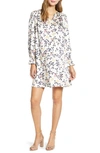 Maternal America Long Sleeve Maternity Tunic Dress In Zen Garden
