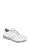 Traq By Alegria Qarma Sneaker In White Dew Leather