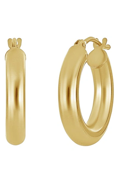 Bony Levy Essentials 14k Gold Smooth Hoop Earrings In Yellow Gold
