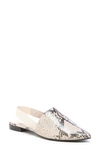 Sole Society Kaniesa Slingback Flat In Natural Multi Suede