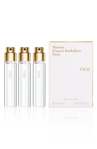 Maison Francis Kurkdjian Paris Paris Oud Eau De Parfum Refill Trio