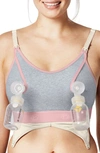 Bravado Designs Clip And Pump Hands-free Nursing Bra Accessory In Dove Heather