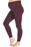 Modern Eternity Seamless Yoga Maternity Leggings In Burgundy