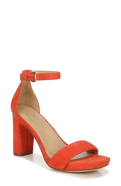 Naturalizer Joy Ankle Strap Sandal In Mango Spice Suede