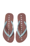 Asportuguesas By Fly London Base Flip Flop In Cloud/ Purple