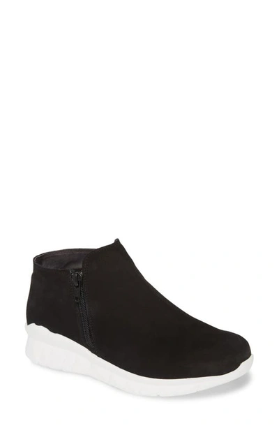 Naot Zodiac Sneaker In Black Velvet Nubuck Leather