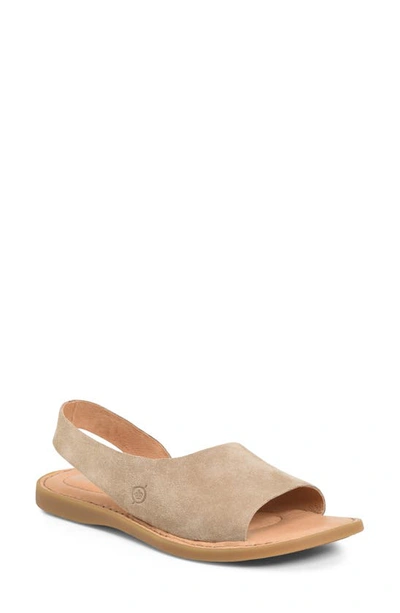 Born Women's Inlet Comfort Sandals Women's Shoes In Taupe Suede