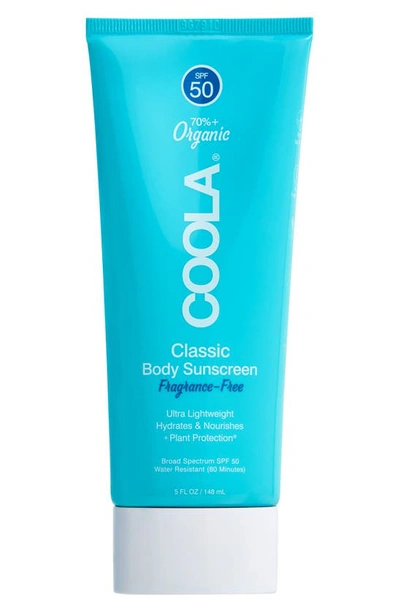 Coolar Suncare Classic Body Sunscreen Fragrance-free Spf 50