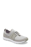 Traq By Alegria Cynch Knit Sneaker In Dove Grey Leather