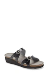 Naot Kate Rhinestone Buckle Sandal In Black
