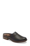 Naot Lodos Mule In Soft Black Leather