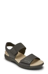 Aravon Beaumont Sandal In Black Leather