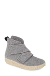 Asportuguesas By Fly London Case Bootie In Concrete Tweed Fabric