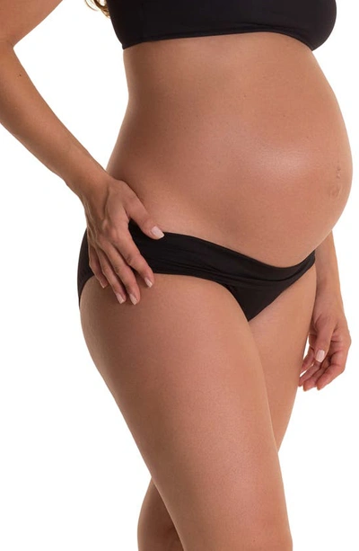 Pez D'or Maternity Olivia Hipster Bikini Briefs In Black