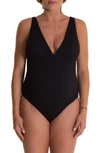 Pez D'or Beatriz One-piece Maternity Swimsuit In Black