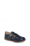 Footmates Kids' Danielle Double Strap Shoe In Navy