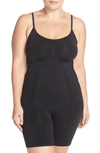 Spanxr Oncore Mid-thigh Bodysuit In Very Black