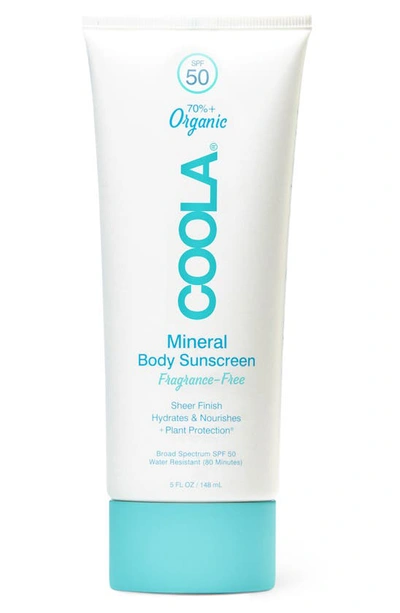 Coolar Mineral Body Organic Sunscreen Lotion Spf 50, 5 oz