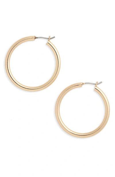 Halogenr Medium Endless Hoops In Gold