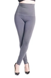 Preggo Leggings Snapback Postpartum Leggings In Grey