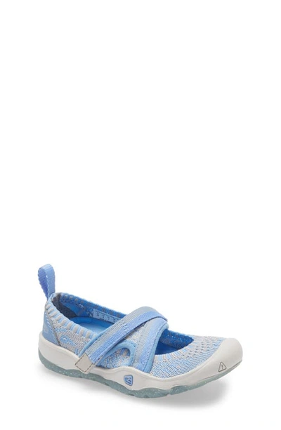 Keen Kids' Moxie Sport Mary Jane Sneaker In Della Blue/ Blue Fog