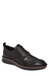 Ecco Men's St.1 Hybrid Brogue Oxfords Men's Shoes In Black Leather