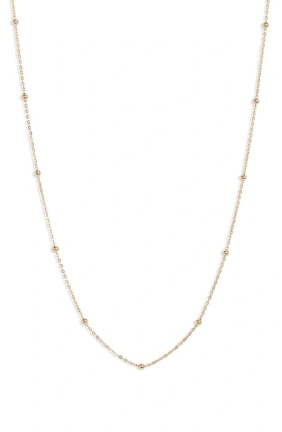 Bony Levy 14k Gold Ball Bead Chain Necklace In Yellow Gold