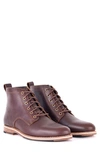 Helm Zind Plain Toe Boot In Brown