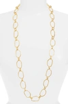 Karine Sultan Long Chain Necklace In Gold