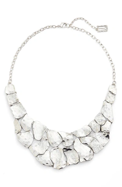 Karine Sultan Alice Statement Necklace In Silver