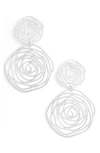 Karine Sultan Drop Earrings In Silver