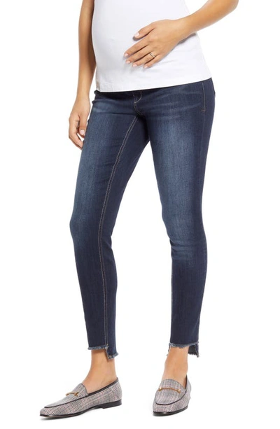 1822 Denim Step Hem Skinny Maternity Jeans In Raquel