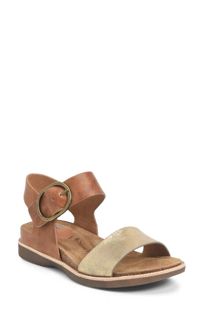 Söfft Bali Sandal In Luggage/ Bronze Leather