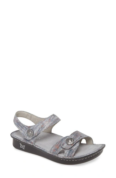 Alegria Vienna Sandal In Smoke Leather