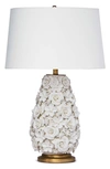 Regina Andrew Alice Porcelain Flower Table Lamp In White