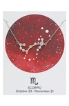 Sterling Forever Constellation Necklace In Multi
