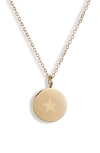 Knotty Charmy Necklace In Gold - Star
